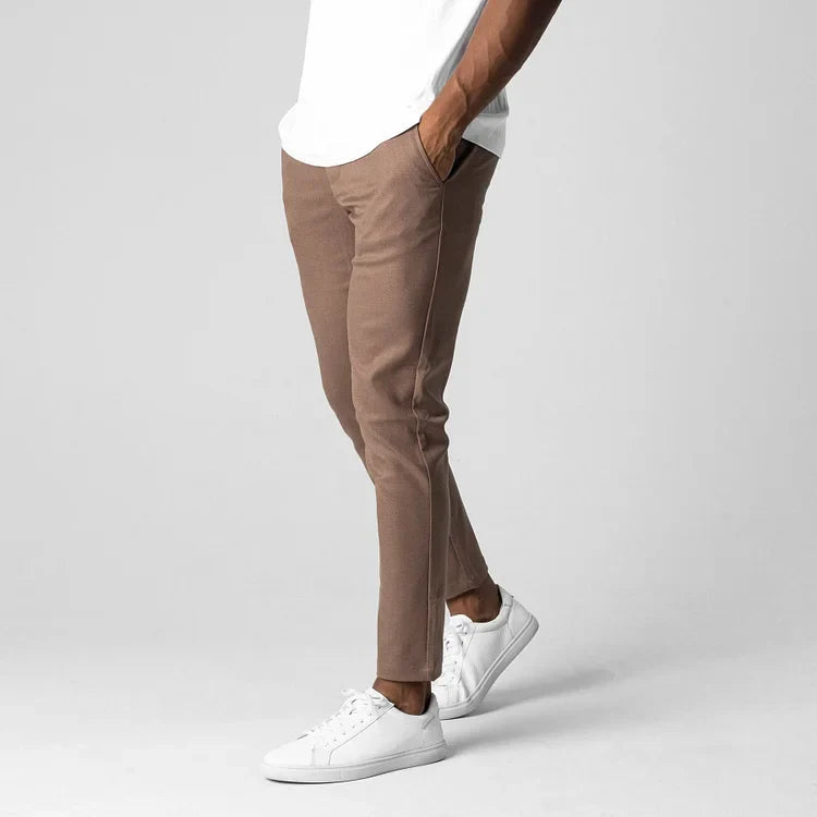 Premium Slim trousers with elongated effect (Free delivery)