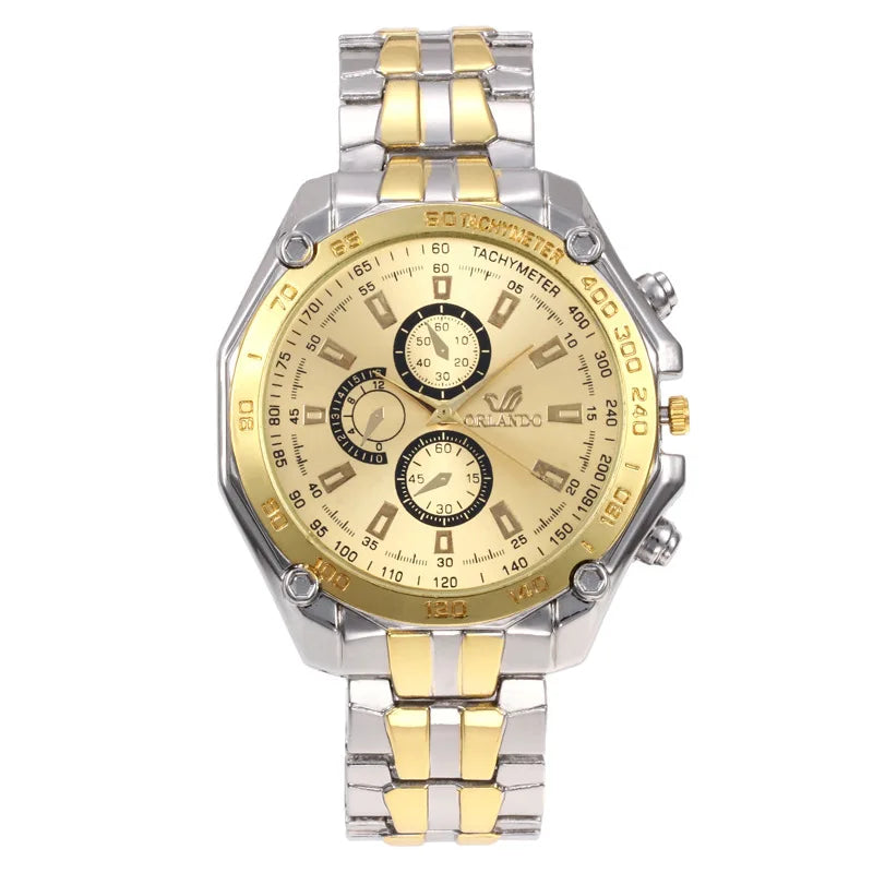 Classic quartz wristwatch for men