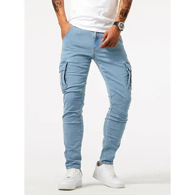 Belmont Denim Cargo Pants