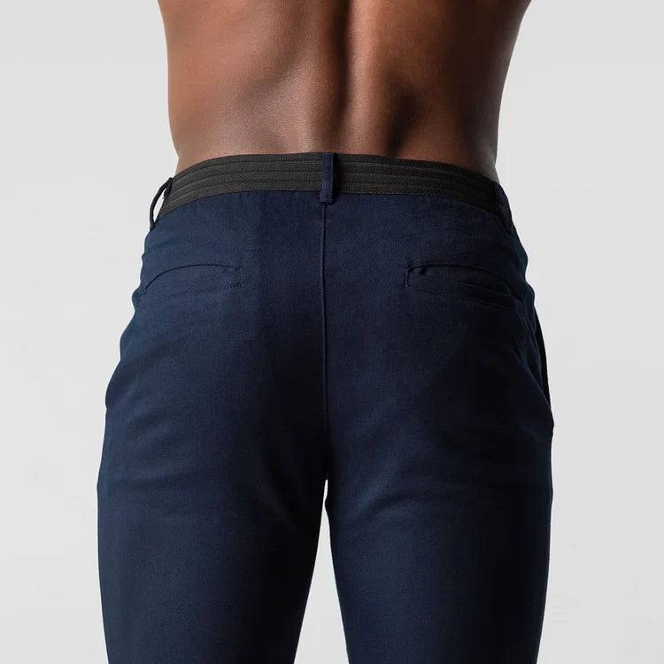 Premium Slim trousers with elongated effect (Free delivery)