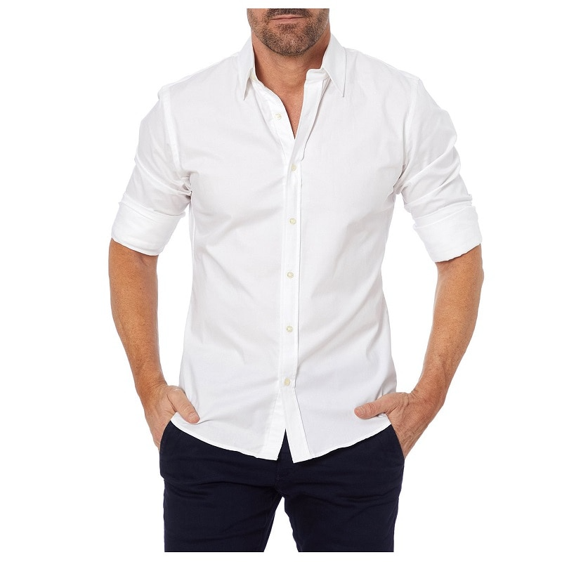 Slim shirt with special zip